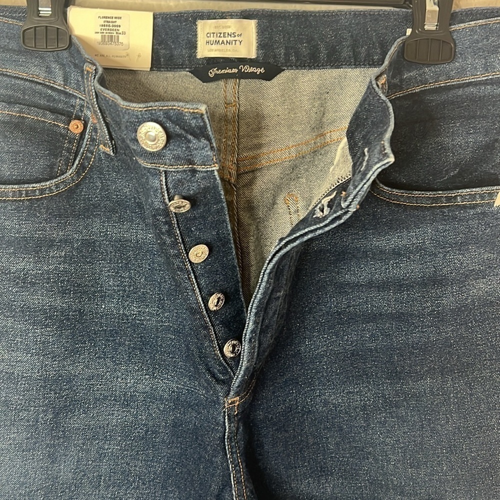 Citizens of Humanity Florence High-Rise Wide-Leg Jeans women’s Sz 34 - Picture 7 of 8